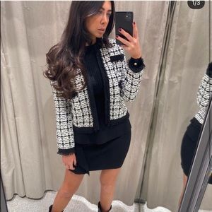 COPY - Zara tweed blogger fav blazer